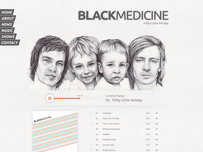 Black Medicine Band Page
