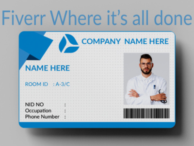 I will professionally create your id card within 24h