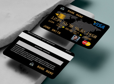 I will design credit cards, debit, business cards, and id cards