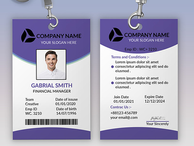 I will design unique and professional id card within 1 hour