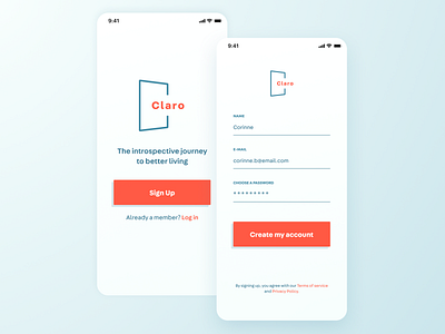 Daily UI | 001 - Sign Up UI