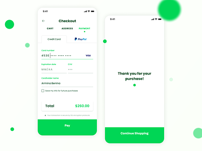 Daily UI | 002 - Credit Card Checkout UI app app design breadcrumb cart challenge checkout creditcard dailyui dailyui 002 design ecommerce iphone shopping ui ux