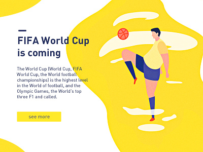 World cup - Spinning draw dribbble fifa world cup football illustrator
