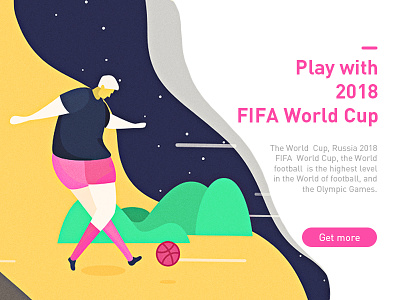 Word Cup - SpaceDream boy design draw dribbble fifa world cup football illustration ps space