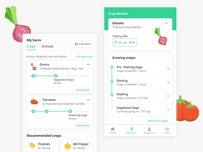 My Farm agriculture farm management app vegetables