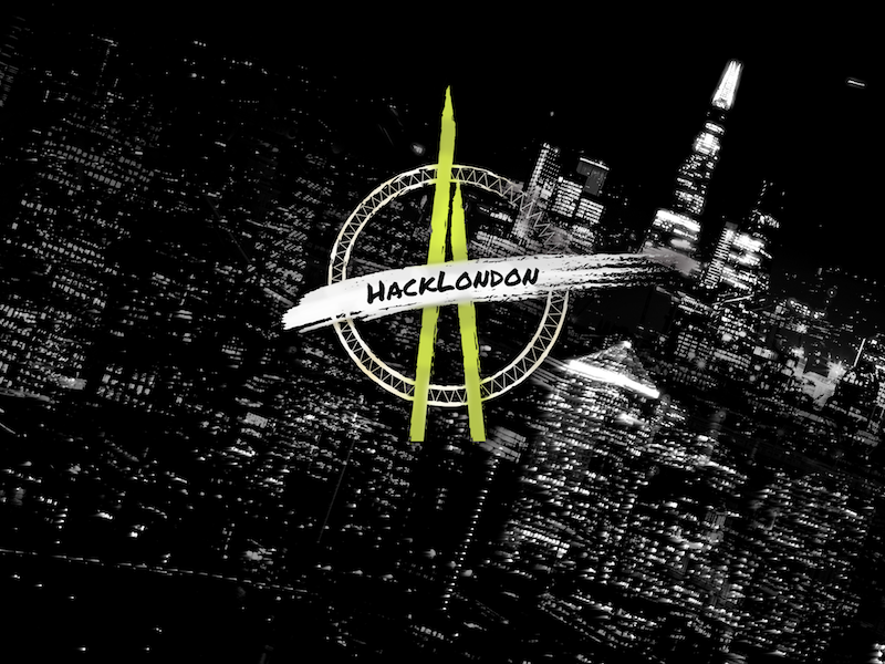 HackLondon 2016 Logo photography tech illustrator logo photoshop london hackathon