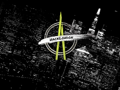 HackLondon 2016 Logo hackathon illustrator logo london photography photoshop tech
