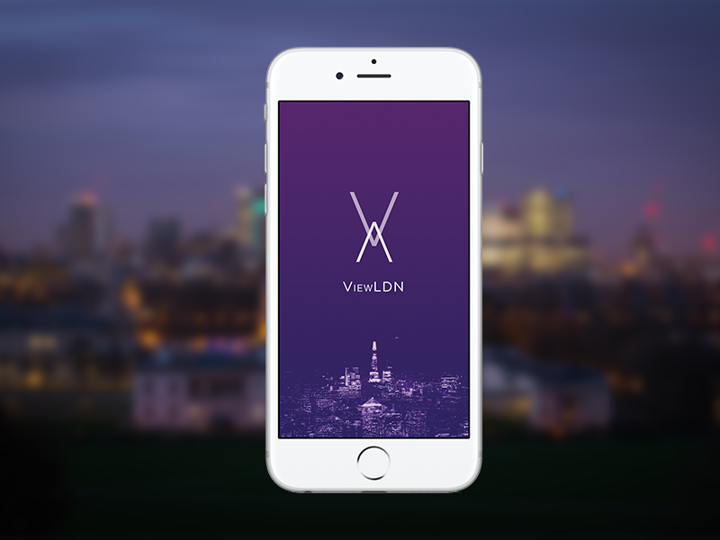 ViewLDN - Launch Screen photoshop ios image iphone london launch