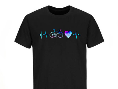 Cycling Heartbeat DNA T-Shirt cycling heartbeat dna t shirt trending t shirt