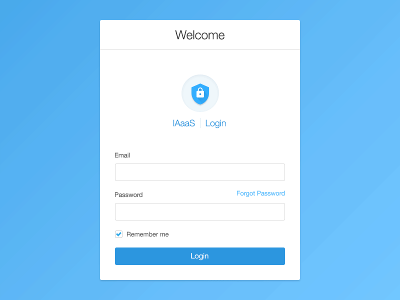 Log In Card animation log in login password web welcome