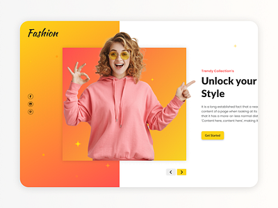 Fashion website design