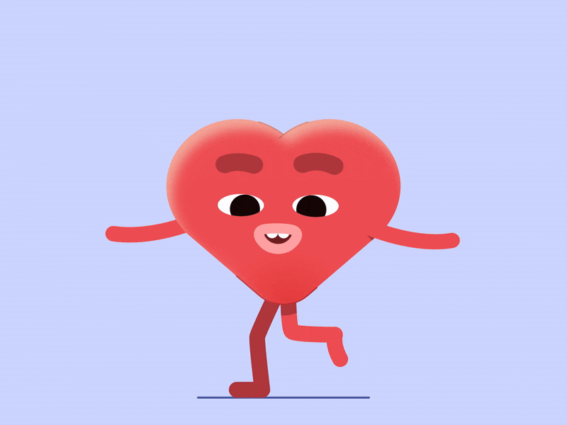 Happy Valentine's day! 💘 2d animation animation charachter design flat illustration motion design