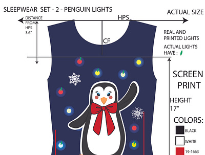 Penguin Screen Print illustration logo penguin screen print