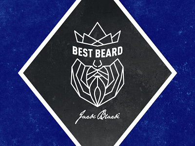 Best Beard Contest beard best branding crown geometric icon identity logo monoline texture