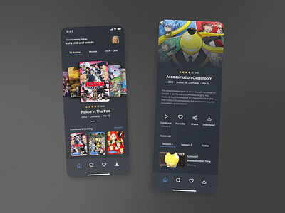 Anime Streaming Website Design by Rima on Dribbble