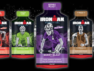 Ironman Nutrition Range Design Elements branding design graphic design packaging design point of sale website design