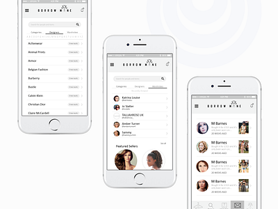 Borrow Mine app design graphic design ios mobile app design shopping shopping app design ui