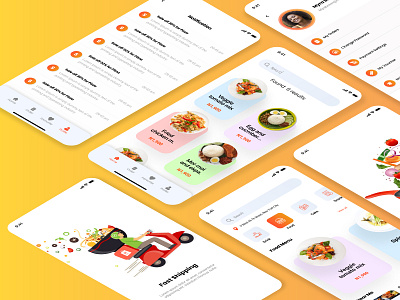 Food Delivery App Design app design food app food delivery ios mobile app design ui