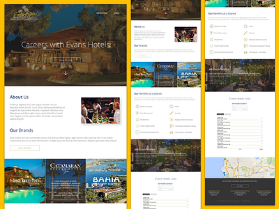 Mock - Hotels design design mockup fun web design