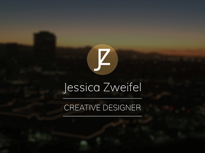 Me creative design initials personal brand portfolio site web design