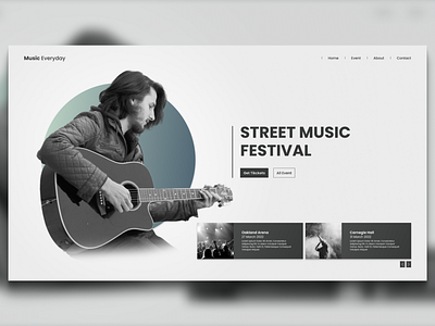 live Music | Web UI Design figma landingpage landingpages webdesign ui ux web webdesign