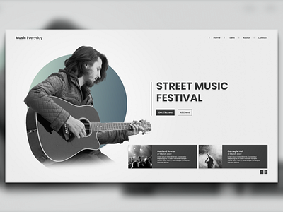 live Music | Web UI Design