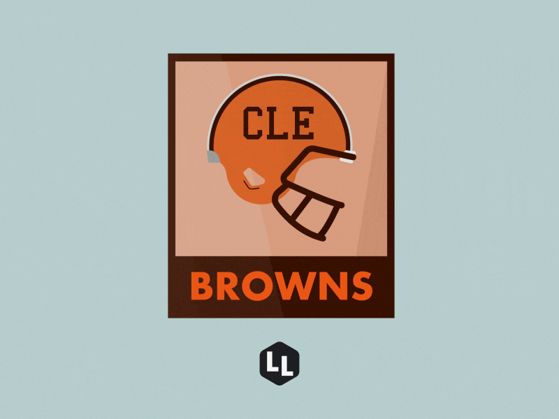 NFL Cleveland Browns after effects after effects animation animation cleveland design football football helmet helmet illustration illustrator lurks lessons motion design national football league nfl sports