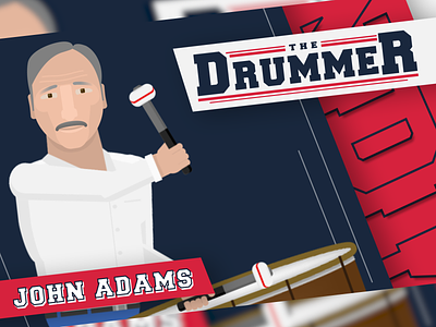 #RallyDrum after effects animation character animation character design cle cleveland cleveland indians design duik illustration illustrator indians john adams lurks lessons motion design ohio rally drum rigging sports vector
