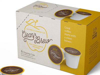 Clean n' Brew Branding & Package Design art direction graphic design packaging