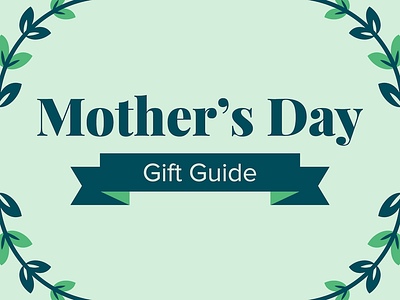 Mothers Day Gift Guide Email Banner email graphic graphic design illustration mothers day typography