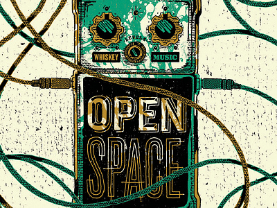 Open Space Band Poster band illustration music poster