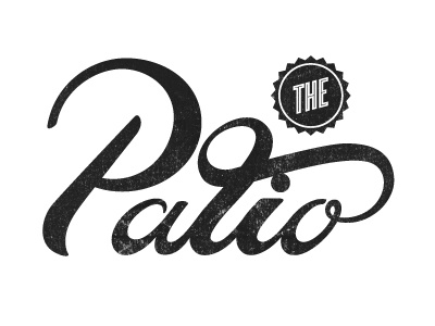 The Patio logo type