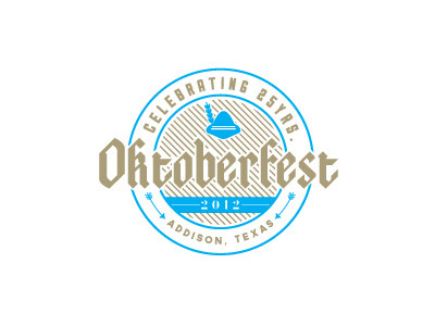 Addison Oktoberfest 2 logo type