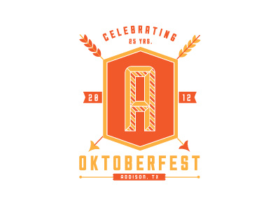 Addison Oktoberfest 3 logo type