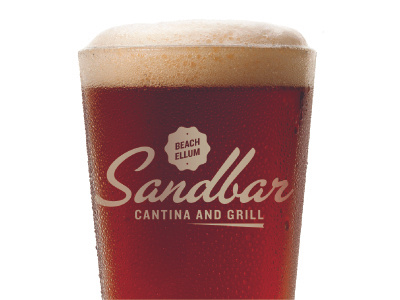 Sandbar beer logo type