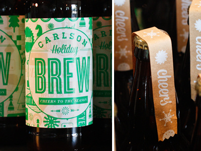 Holiday Brew Invite beer holiday packaging