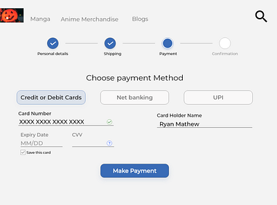 credit card checkout adobe xd app design figma illustration prototyping ui ux