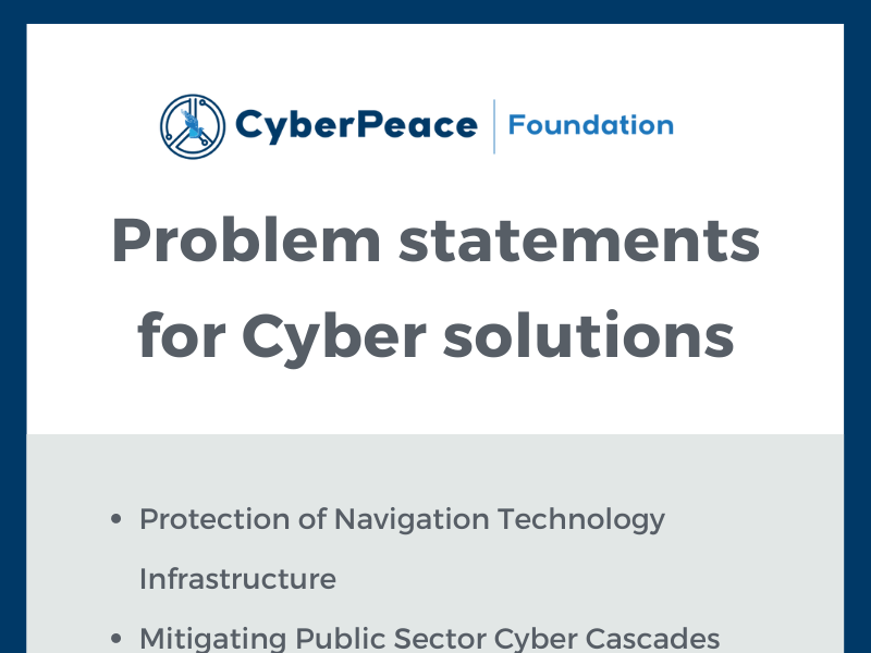 Cyber Security Informati, Problem statements for Cyber solutions by