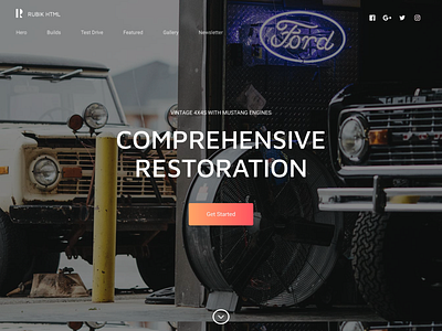 Car restoration shop