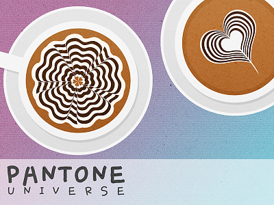 coffee lovers coffee illustration latte art pantone