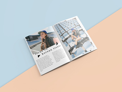 stylenanda & 3ce project (3) 3ce magazine magazine design minimalism pastels print stylenanda