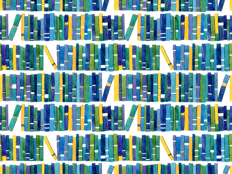 Bookcase Pattern by Evgenia Markova on Dribbble