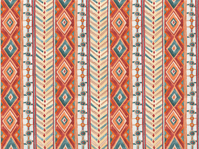 Bohemian ornament pattern bohemian boho pattern watercolor