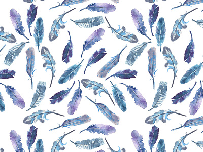 Feathers pattern