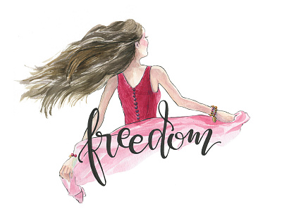 Freedom freedom handlettering inspire lettering type
