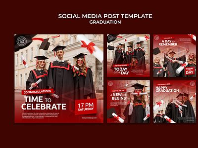 Social Media Poster about Graduation Celebrate