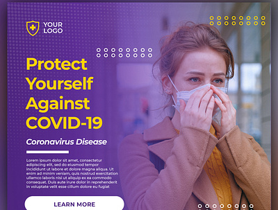 Protect Yourself Against Covid-19 Poster Design
