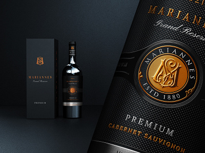 High Quality 3D mockup Mariannes Brand for Client Requirement