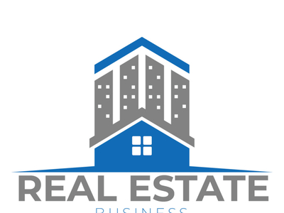 Real Estate Business Logo Design with Mockup by Saqib Hussain on Dribbble