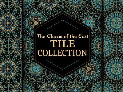 Tile mandala collection. The East of the charm. graphic